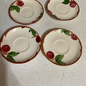 Franciscan Ware Saucers - Set of 4